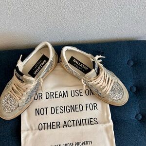 Golden Goose Ball Star Glitter Sneakers